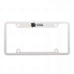 Stainless Steel 2 Holes Car License Plate Frame for US Standard with Logo