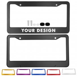 Customized Aluminum license plate frame