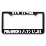 Logo Branded Standard 12 Style Raised Copy Plastic License Plate Frame