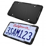 Logo Branded Solid Silicone License Plate Frame Covers Front and Back Car Plate Bracket Holders.