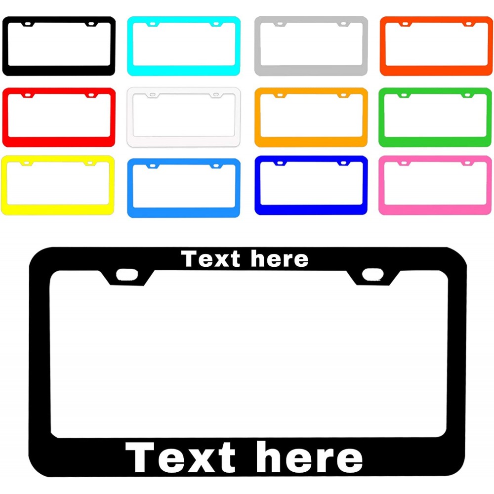 Custom Zinc Metal License Car Plate Frame Custom Zinc Metal License Car Plate Frame