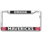 Polished Chrome Combo Die Cast Metal Frame Logo Imprinted