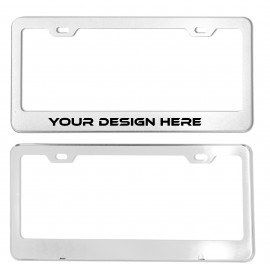 Promotional Easy-to-Install Aluminum License Plate Frame