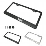 Stainless Steel License Plate Holder US Specifications Car License Frame with Logo
