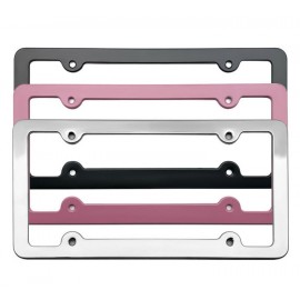 Aluminium License Plate Frame with Logo