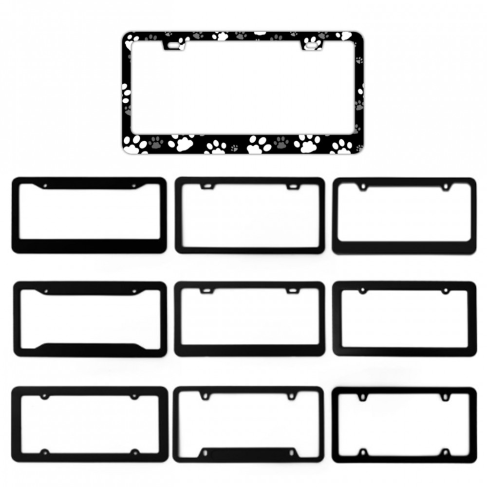 Logo Branded Stainless Steel License Plate Frame Logo Branded Stainless Steel License Plate Frame