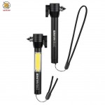 Car Safety Hammer With Flashlight with Logo