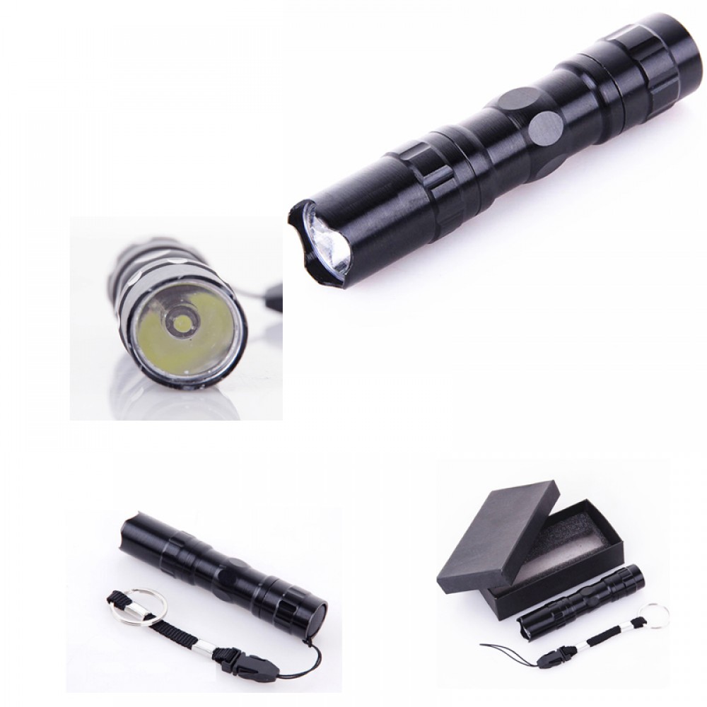 Custom Imprinted Rechargeable Waterproof Flashlight