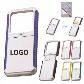Personalized Pocket-sized magnifying glass with LED light