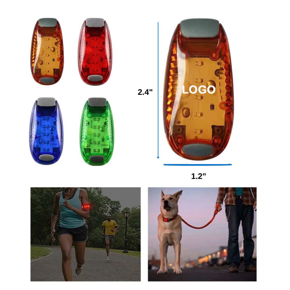 Outdoor Cycling Safety Warning Light with Logo