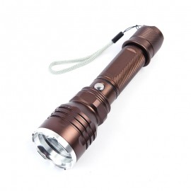 T6 LED Zoomable Tactical Flashlight Torch with Logo