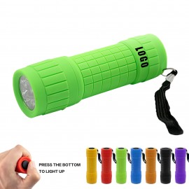 9 LED Mini Flashlight with Logo