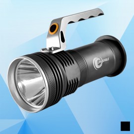 Rechargeable Flashlight w/ Handle with Logo  Rechargeable Flashlight w/ Handle with Logo