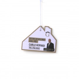 Custom House Shape Air Freshener with Logo