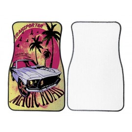 Logo Branded Front Automotive Floor Mat for Car - sublimated