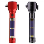 Custom Printed Multi-function Flashlight Automobile Safety Hammer