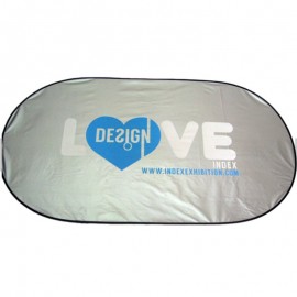 Custom Folding Car Sun Shade with Pouch Custom Imprinted