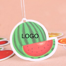 Logo Branded Fruit Shaped Scented Car Air Freshener
