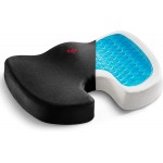 Gel Enhanced Seat Cushion Non-Slip Orthopedic Gel Office Chair Car Seat Cushion with Logo