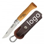 Leather Outdoor Knife Holder With Carabiners with Logo