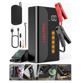 Personalized Portable 10400mah 4" 1 Car Jump Starter with 150 PSI Air Compressor