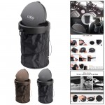 Vehicle Trash Can Storage Unit with Logo