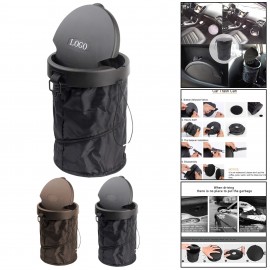 Vehicle Trash Can Storage Unit with Logo
