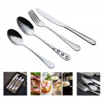 Stainless Steel Flatware Set Gift Case with Logo