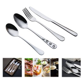 Stainless Steel Flatware Set Gift Case with Logo  Stainless Steel Flatware Set Gift Case with Logo