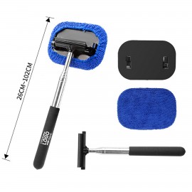 Promotional 2 In 1 Car Rearview Mirror Glass Cleaning Wiper