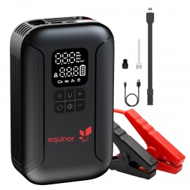 10000mAh Portable Emergency battery booter w/ 160PSI air compress and 120W Fast Charing with Logo