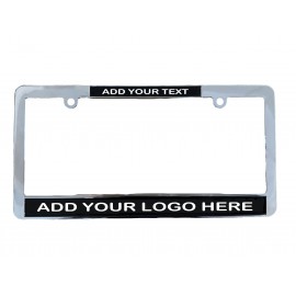 License plate frame with Logo