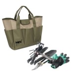 6 PC Garden Tool Set W/ Bag with Logo