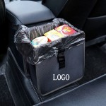 Foldable Waterproof Oxford Litter Garbage Bag Organizer Suspension Car Trash Can(Small) with Logo
