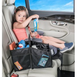High Road Car Organizers by Talus Portable Seat Caddy, Black with Logo