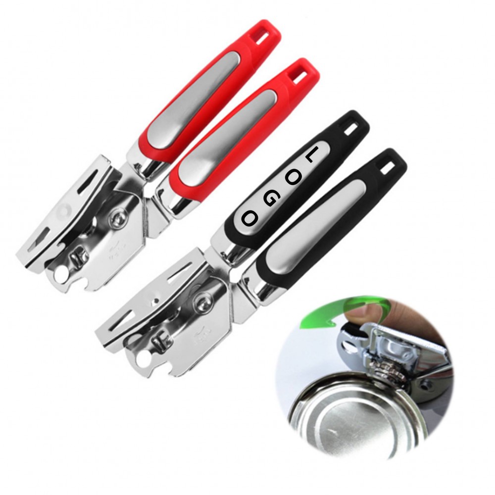 3 In 1 Stainless Steel Can Opener with Logo