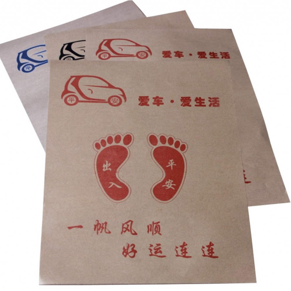Paper Floor Mat For Auto with Logo