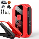 Portable Emergency battery booster Jump Starter combo Emergency tire inflater with Logo