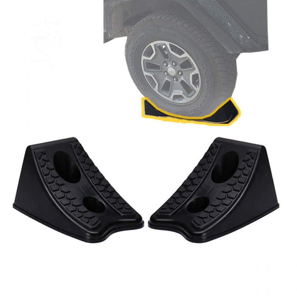 Heavy Duty Wheel Chocks, Set of 2 with Logo Heavy Duty Wheel Chocks, Set of 2 with Logo