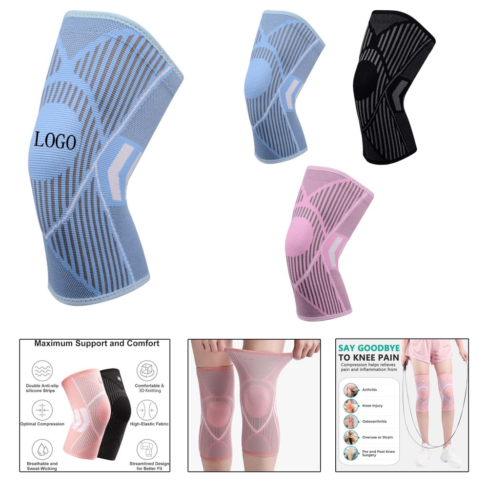 Shock Absorbing Sports Knee Support with Logo