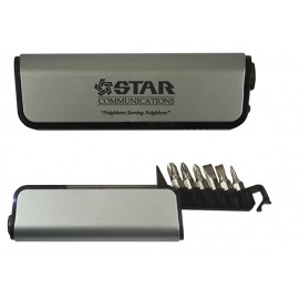 6 Piece Tool Set w/LED Light with Logo