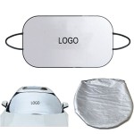 Collapsible Car Windshield Sun Shade with Logo
