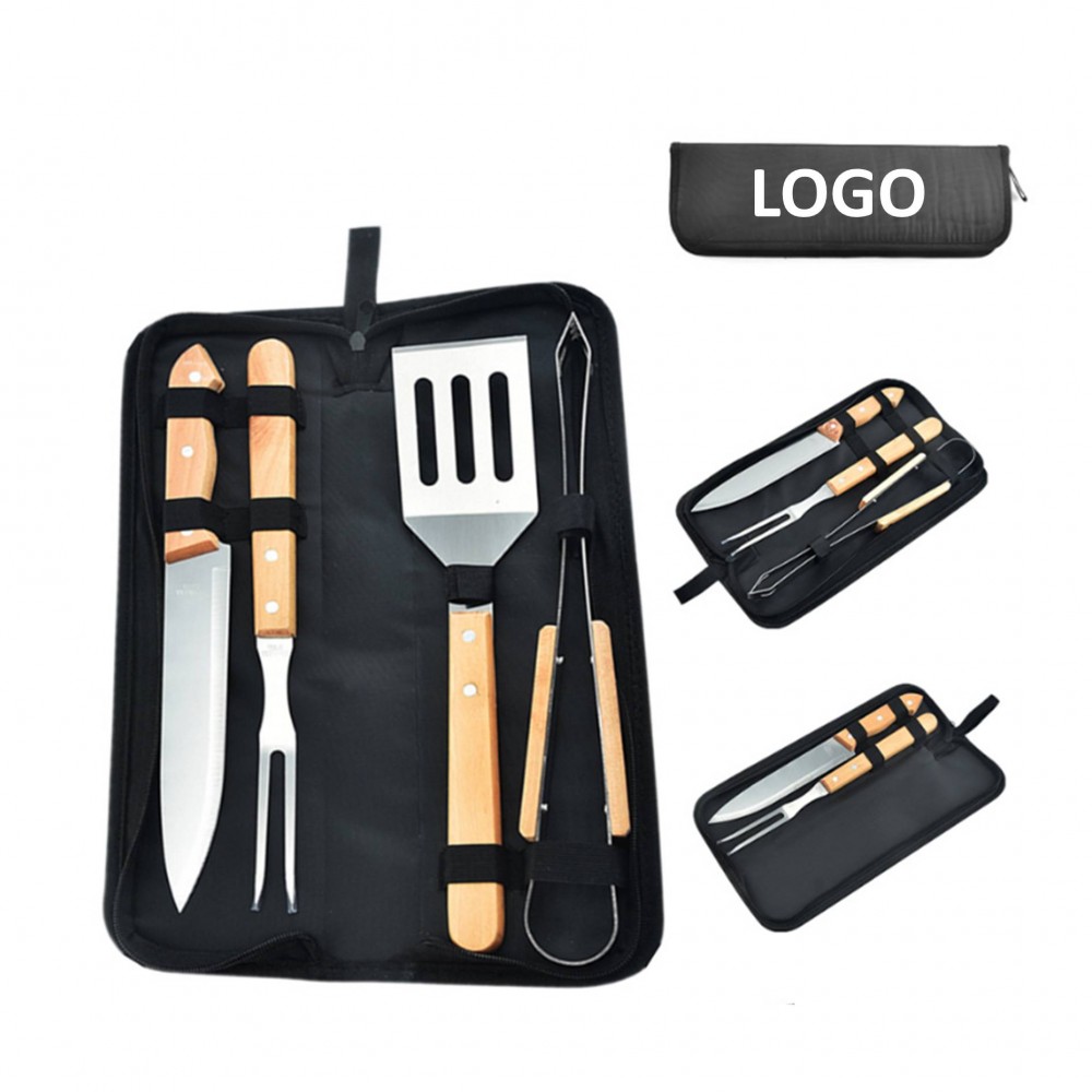 BBQ Grill Tools Set with Logo