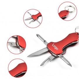 Stainless Steel Key Chain Pocket Multi-Tool with Logo  Stainless Steel Key Chain Pocket Multi-Tool with Logo