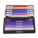 Logo Branded Stainless Steel License Plate Frames inlaid with diamonds LOGO