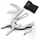 Portable Multi-Tool Folding Pliers with Key Chain with Logo
