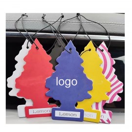 Personalized Little Tree Auto Car Air Perfume Paper Refresher
