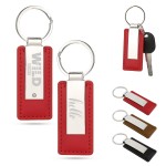 Personalized Metal Keychain With PU Leather(Ocean)