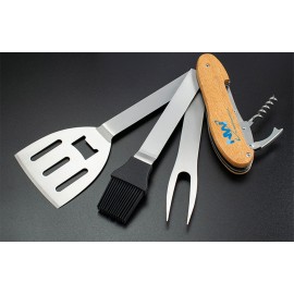 Logo Branded Multi functional Folding Barbecue Tool