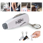 Promotional 6-In-1 Vehicle Escape Tool Car Window Breaker Safety Hammer